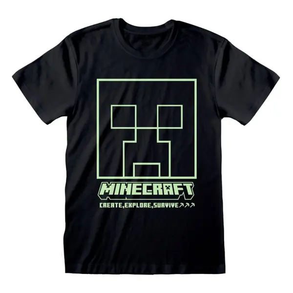 Minecraft - T-Shirt Glow in the Dark
