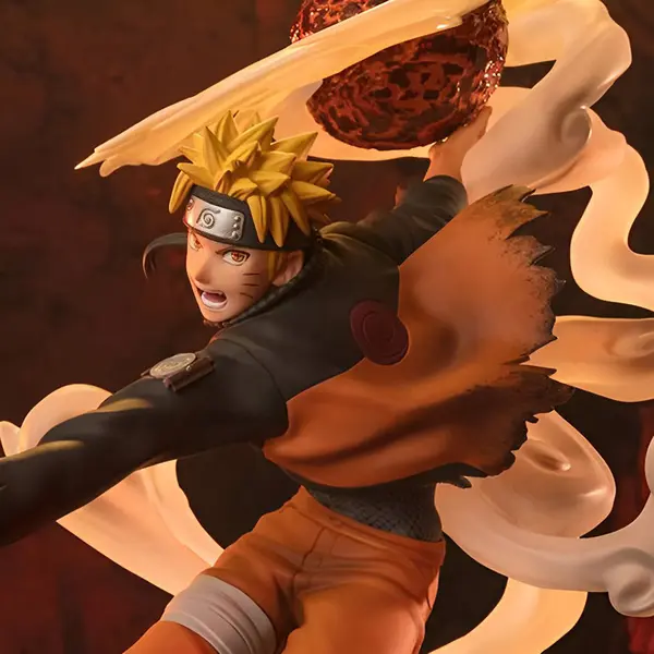 NARUTO SHIPPUDEN Figuarts Zero Naruto Uzumaki Sage Art Lava Release Rasenshuriken Bandai