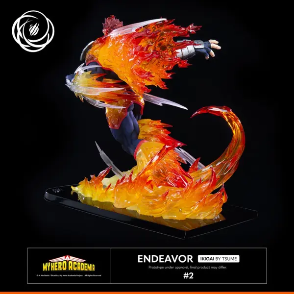 MY HERO ACADEMIA Statue Endeavor Ikigai Tsume Art