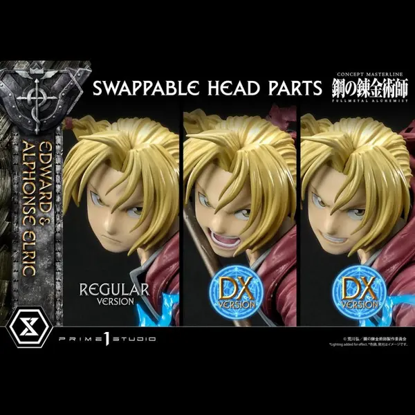 FULLMETAL ALCHEMIST Statue Edward & Alphonse Elric Deluxe Prime 1 Studio