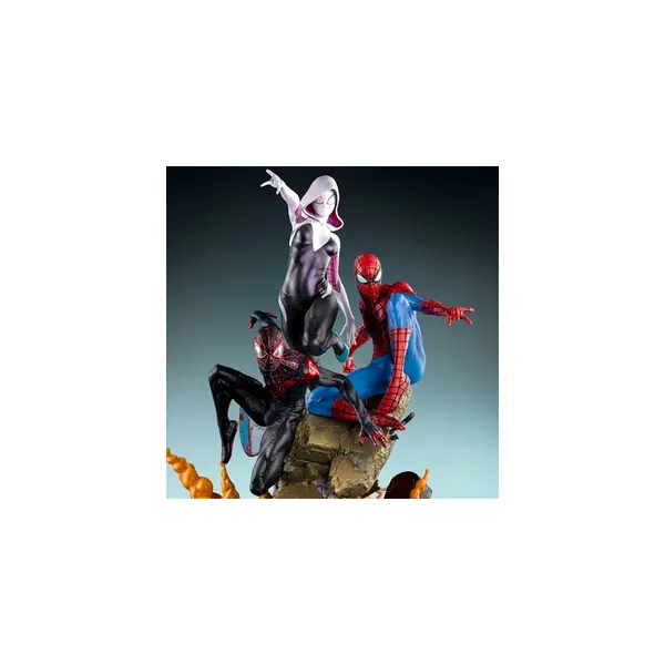 SPIDER-MAN Statue Spider-Verse Trio Queen Studios