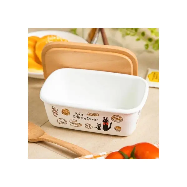 Kiki la petite sorcière - Beurrier avec couvercle en bois Viennese pastries 500 ml