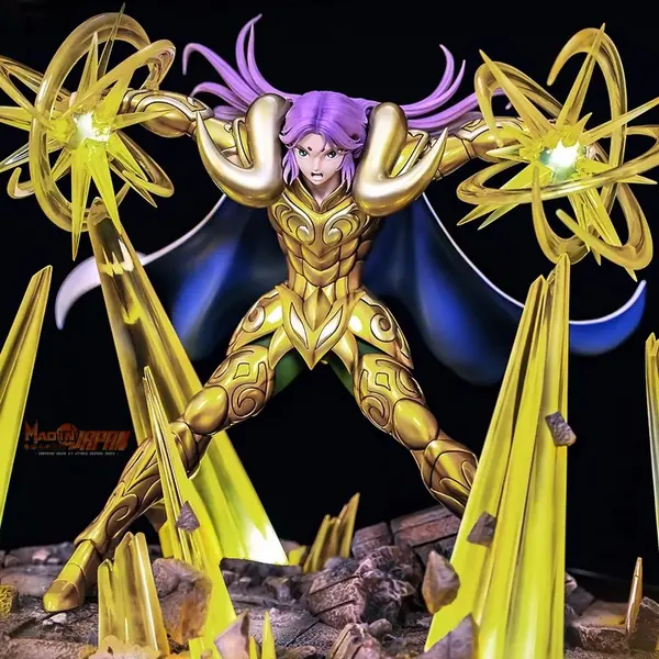 SAINT SEIYA Statue Aries Mu Zodiakos Studio