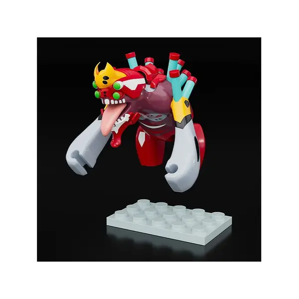 Rebuild of Evangelion Brickroid figurine mini Evangelion Unit 02 Beast Form 2nd Phase (Type 1) 4 cm Good Smile