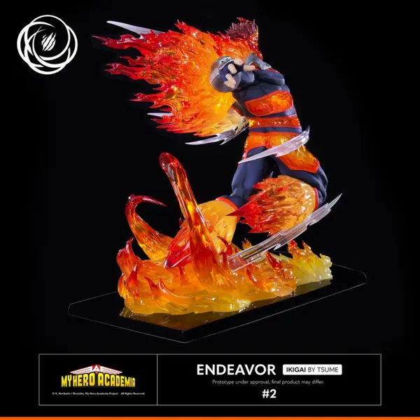 MY HERO ACADEMIA Statue Endeavor Ikigai Tsume Art