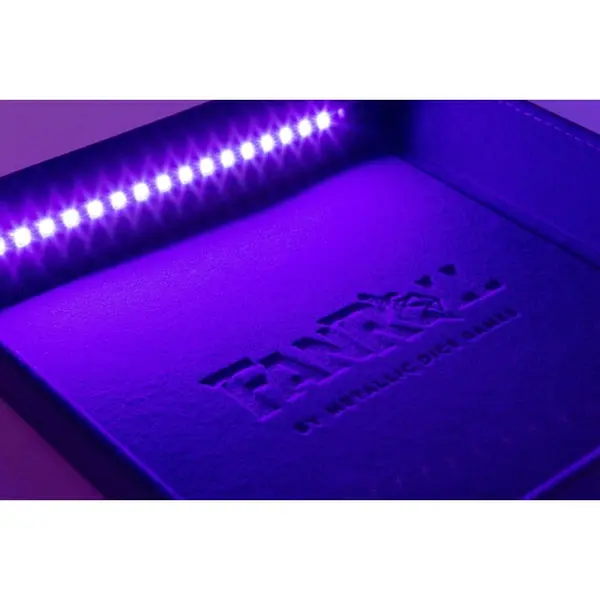 FanRoll Shadowlight - Plateau à dés pliant Blacklight Black
