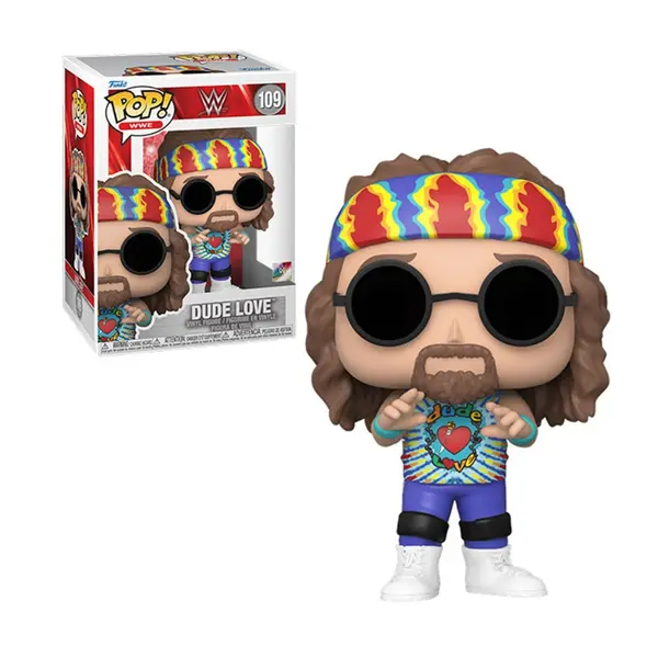 Figurine WWE - Dude Love Pop 10cm