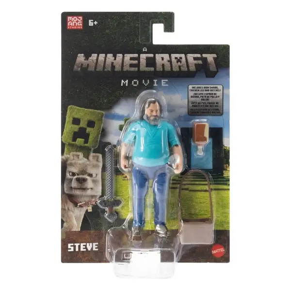 Minecraft, le film - Figurine Steve 10 cm