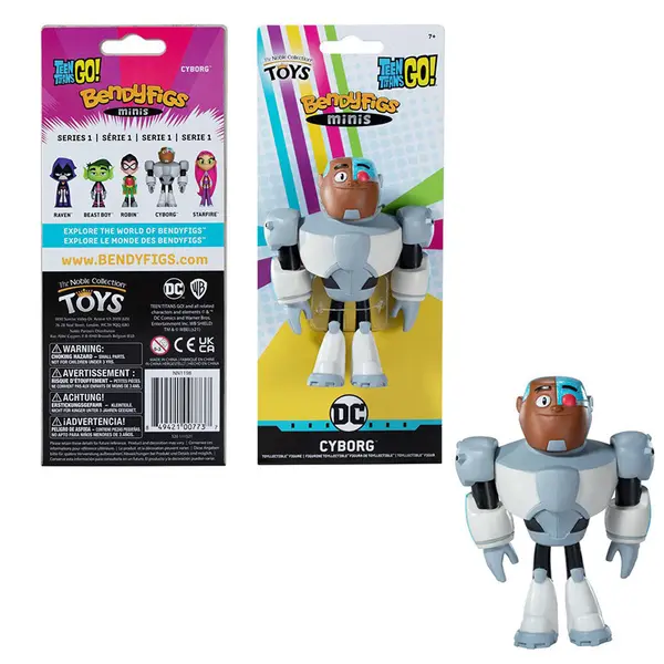 TEEN TITANS GO! Figurine Bendyfigs Cyborg The Noble Collection