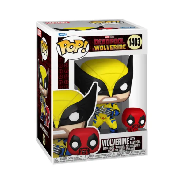 Figurine Marvel Deadpool 3 - Wolverine Babypool Pop 10cm