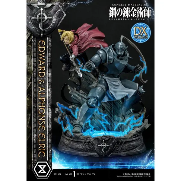 FULLMETAL ALCHEMIST Statue Edward & Alphonse Elric Deluxe Prime 1 Studio