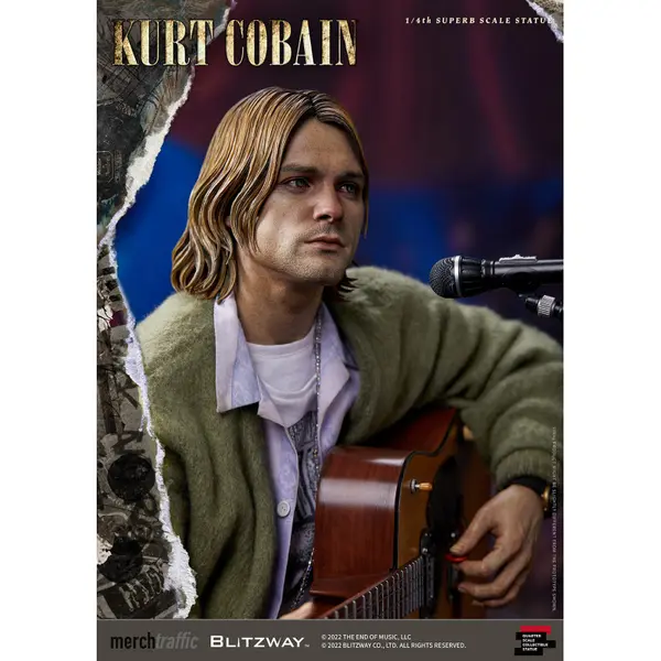 KURT COBAIN Statue Kurt Cobain Super Scale Blitzway