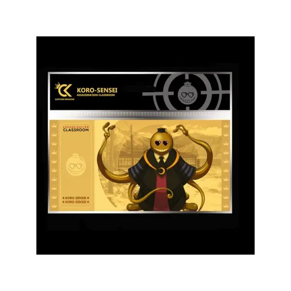Assassination Classroom - Ticket D'Or Koro Sensei Doré Lunettes - Collection 2