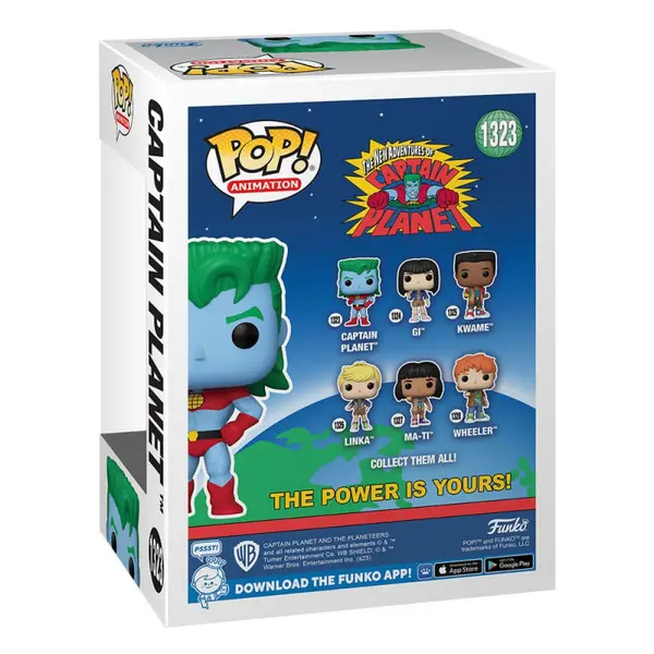 CAPITAINE PLANETE Figurine Capitaine Planète POP! Animation Vinyl Funko