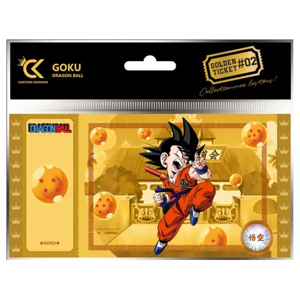 Golden Ticket Dragon Ball Z - Goku Orange