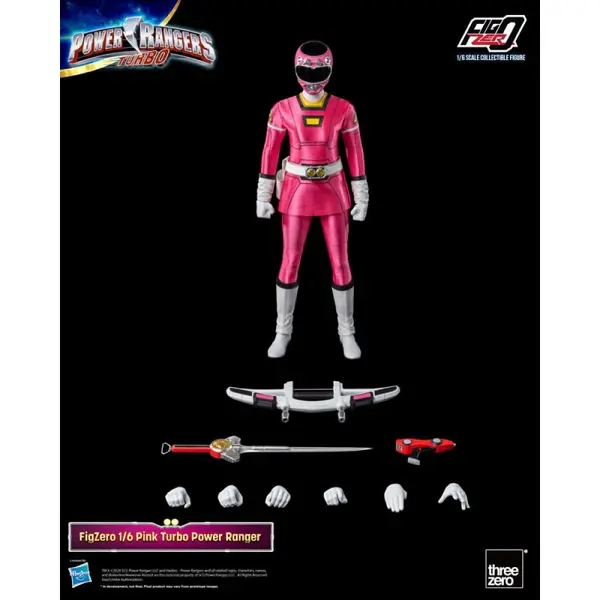 Power Rangers Turbo - Figurine FigZero 1/6 Pink Turbo Power Ranger 30 cm
