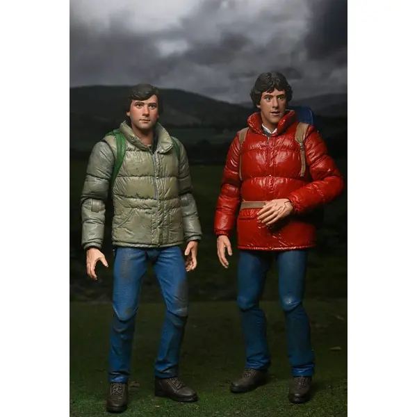 AN AMERICAN WEREWOLF IN LONDON - ULTIMATE JACK GOODMAN & DAVID KESSLER 2 PACKS FIGURES 18CM