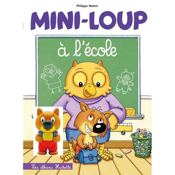 MINI-LOUP A L'ECOLE AVEC FIGURINE