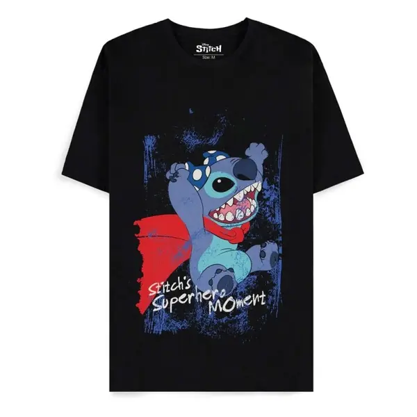 Lilo & Stitch - T-Shirt Superhero Black
