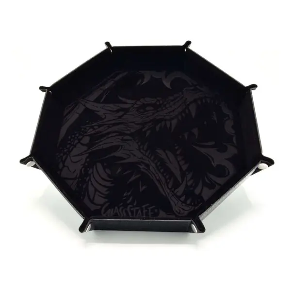 CritStones - Plateau à dés pliant Dragon Skin XL Edition Black