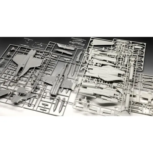 TOP GUN Maquettes Easy-Click 1/72 F-14D Super Tomcat & F/A-18E Super Hornet Revell