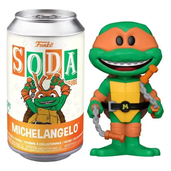 MICHELANGELO TMNT TORTUES NINJA VINYL SODA 9 CM