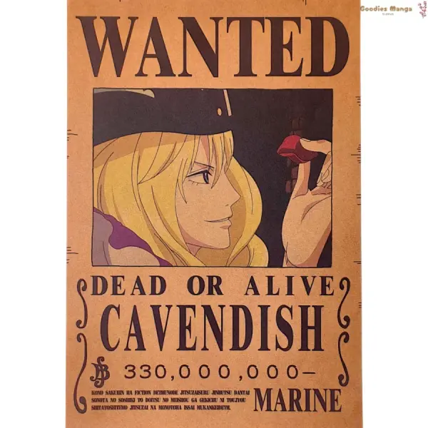 Acheter Affiche Cavendish One Piece A3 | Goodies Manga