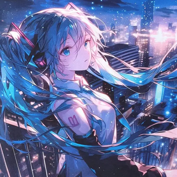 Acheter Tapis de Souris Miku Ville 60x30 | Goodies Manga