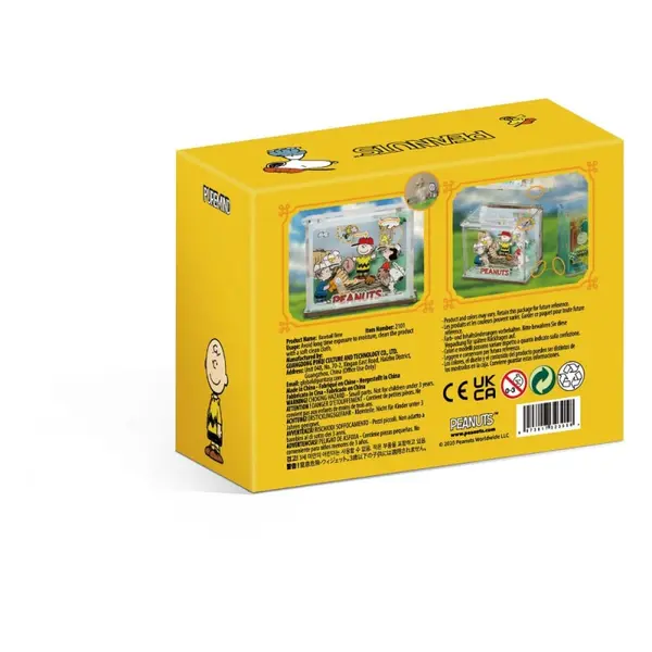 Snoopy Puremind - Jeu de construction Mini Scene Baseball Time