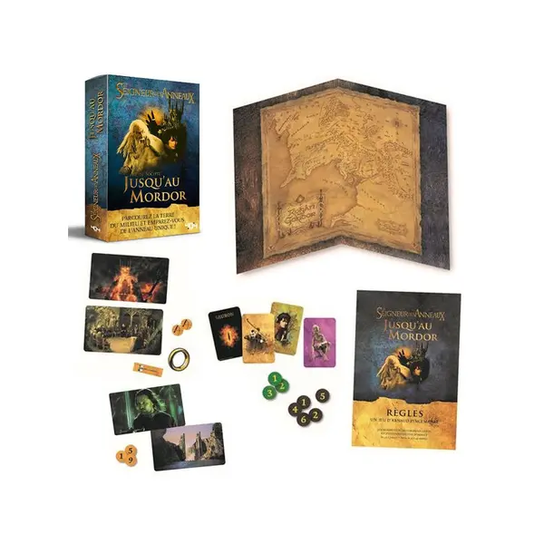 LE SEIGNEUR DES ANNEAUX : Jusqu'au Mordor - Jeu de société 404 Editions