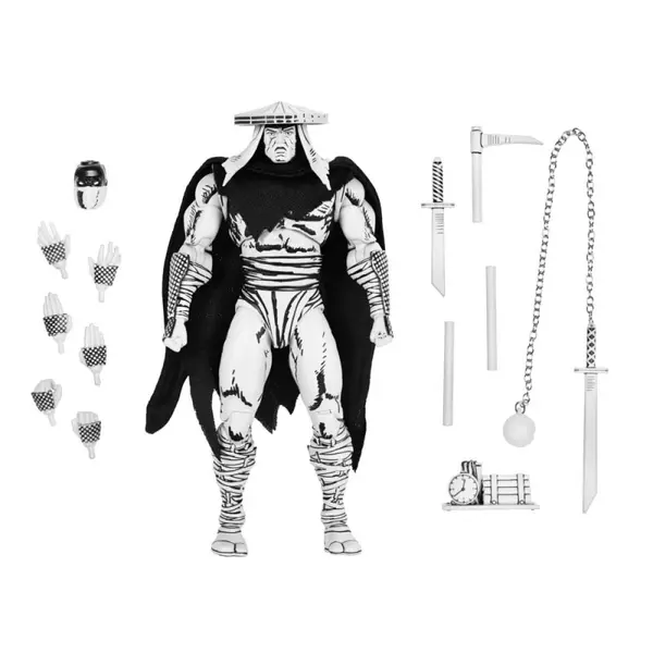 Les Tortues Ninja - Figurine Foot Assassin Black and White 18 cm