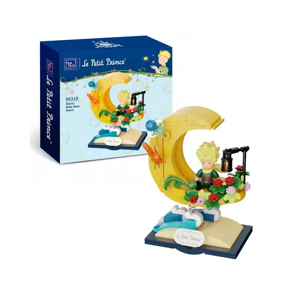 Set A Construire Le Petit Prince - Skatekart Series Starry Ride New Moon 13,4cm