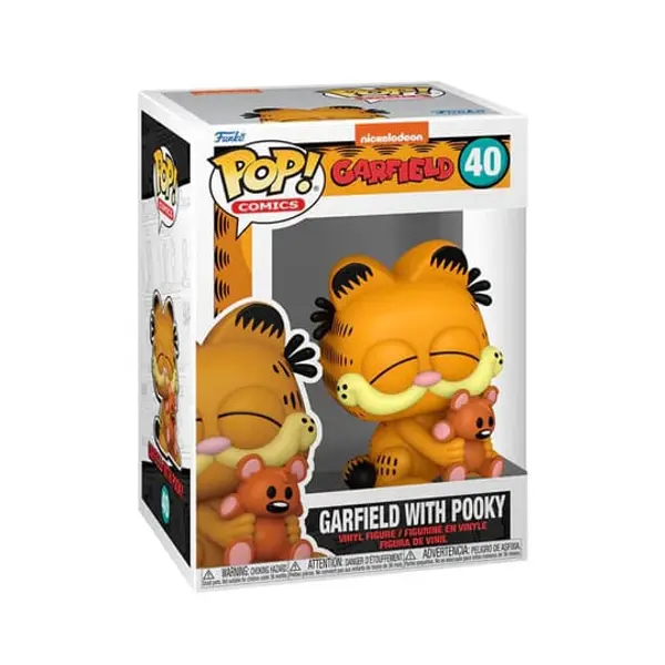 GARFIELD WITH POOKY GARFIELD POP COMICS VINYL FIGURINE 9 CM
