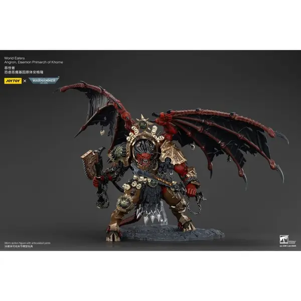 Warhammer 40k - Figurine World Eaters Angron Daemon Primarch of Khorne 48 cm