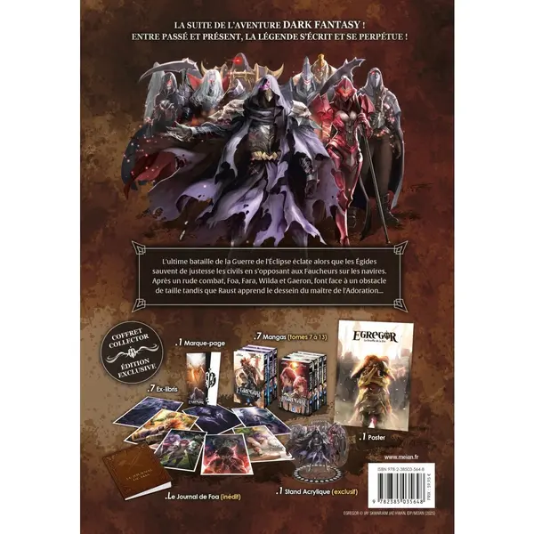 Egregor : Le Souffle de la Foi - Partie 2 (Tomes 07 à 13) - Coffret 7 Mangas Collector limité