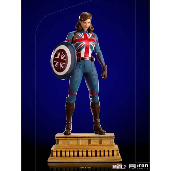 MARVEL STUDIOS WHAT IF - CAPTAIN CARTER ART SCALE 1/10 RESINE 24CM