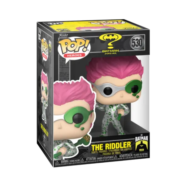 Figurine DC Comics - Batman Forever The Riddler Metallic Pop 10cm