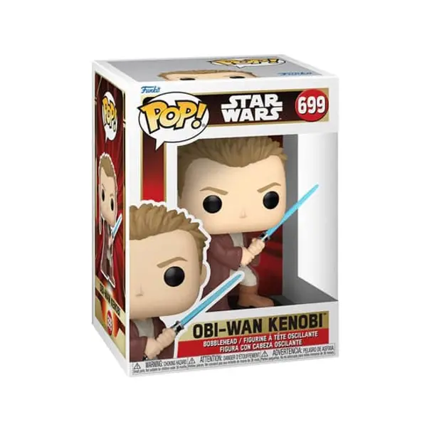 OBI-WAN YOUNG SW EPISODE I LA MENACE FANTOME ANNIVERSARY POP VINYL FIGURINE 9 CM
