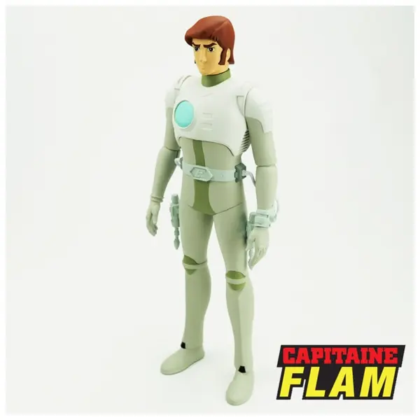 Figurine Capitaine Flam - Boite FR Curtis Newton 23cm