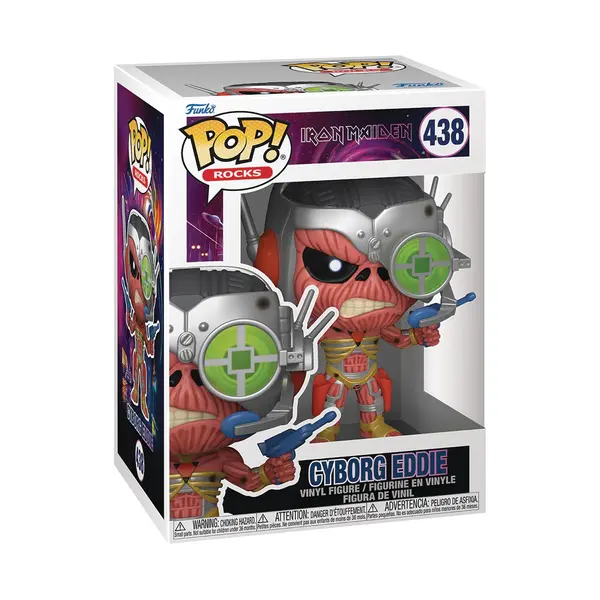 POP ROCKS IRON MAIDEN CYBORG VIN FIG