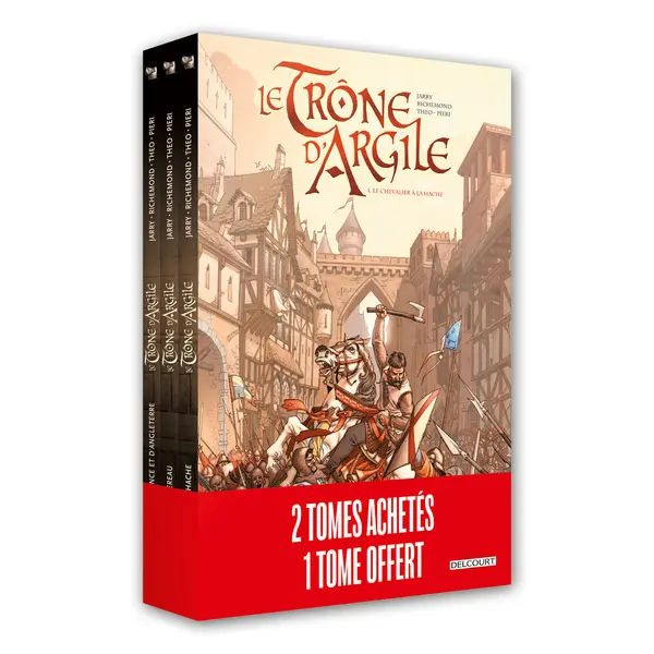 TRONE D'ARGILE - PACK T01 EDITION HC + T02 +T03