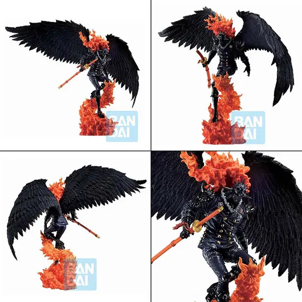 ONE PIECE Figurine King Ichibansho The Fierce Men Who Gathered At The Dragon Bandai