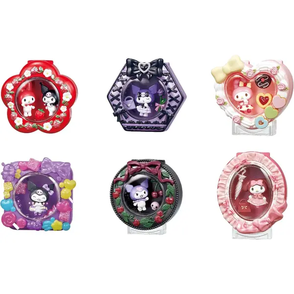 MY MELODY & KUROMI MELTY COMPACT RE-MENT BLIND BOX (ALÉATOIRE)