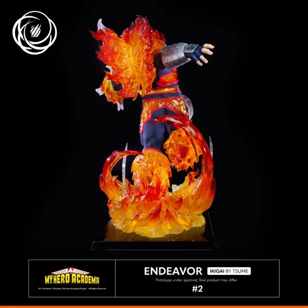 MY HERO ACADEMIA Statue Endeavor Ikigai Tsume Art