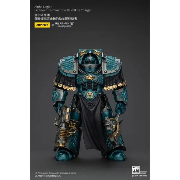 Warhammer The Horus Heresy - Figurine Alpha Legion Lernaean Terminator avec Volkite Charger 20 cm
