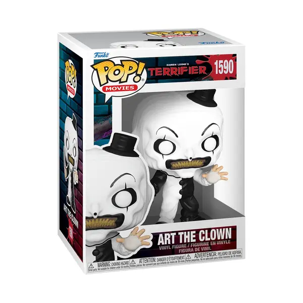 ART THE CLOWN TERRIFIER POP MOVIES VINYL FIGURINE 9 CM