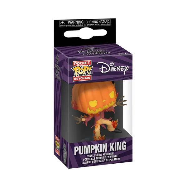 PUMPKIN KING L ETRANGE NOEL DE MR JACK 30TH PORTE-CLES POCKET POP VINYL 4 CM
