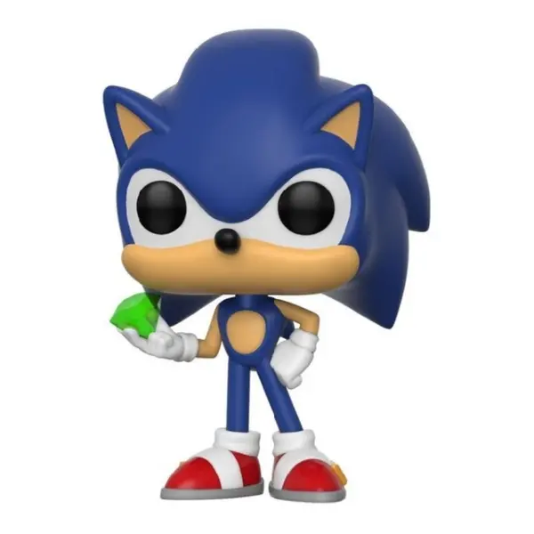 Figurine Sonic - Sonic With Emerald Pop 10cm