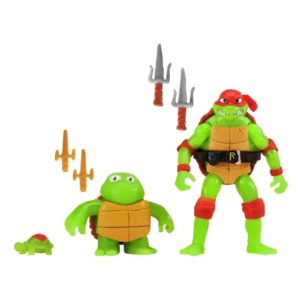Les Tortues Ninja - Pack 3 figurines Raphael Evolution 10 cm
