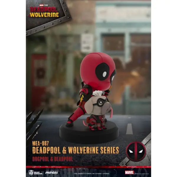 MarvDeadpool 3 - Set 6 figurines Mini Egg Attack Series Deadpool & Wolverine 8 cm